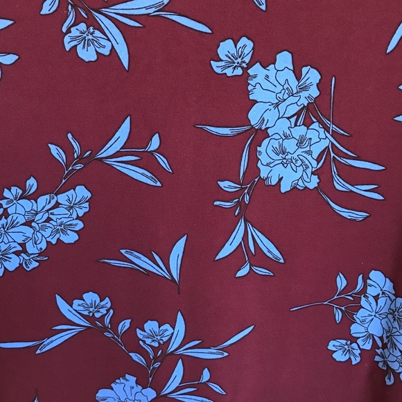 LAUREN RALPH LAUREN Floral Midi Dress 3/4 Sleeve Swing Women’s Plus Size 16 1X - Picture 3 of 16